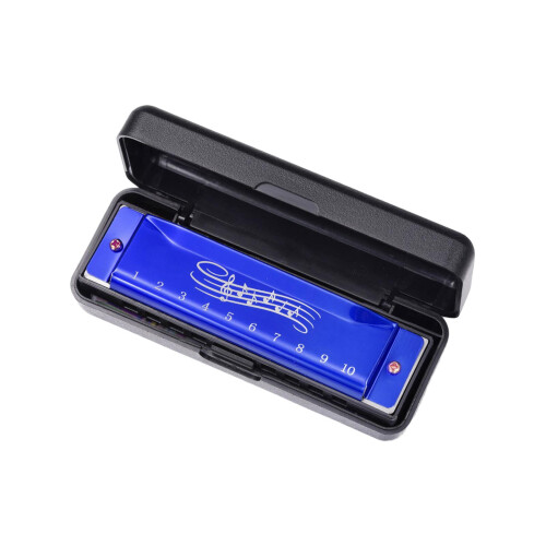 10-Hole Harmonica Blue Educational Musical Toy 2
