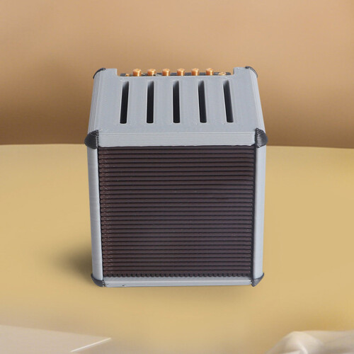 Guitar Pick Storage Box Amplifier Design 3D Printed 1