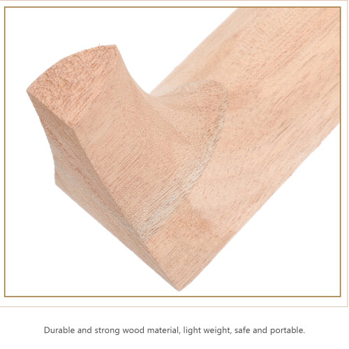 Ukulele Replacement Neck Natural Wood 21 Inches 1 Set 2