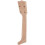 Ukulele Replacement Neck Natural Wood 21 Inches 1 Set 4