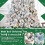 4FT Pre-Lit Flocked PVC Christmas Tree with 150 UL Lights 7