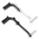 Gear Shift Lever for Dirt Bike Black 2 Pcs 8
