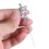 Star and Moon Diamond Earrings Simple Ear Wrap Crawler-silver 4