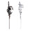 Star and Moon Diamond Earrings Simple Ear Wrap Crawler-silver 3