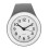 Bathroom Clock Grey Wall Decor 20.5x10.5 cm 6