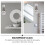 Bathroom Clock Grey Wall Decor 20.5x10.5 cm 7