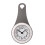 Bathroom Clock Grey Wall Decor 20.5x10.5 cm 5