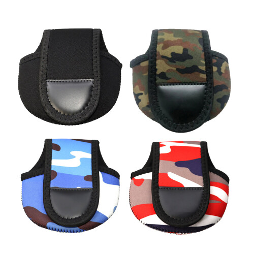 Fishing Reel Cover, Durable-Spinning/Baitcasting-Black 1