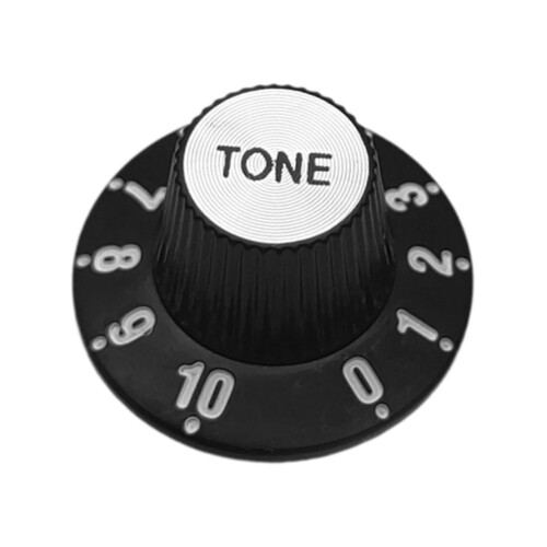 Electric Guitar Tone Control Knob Black 1pc