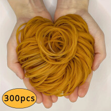 Hochelastische Naturgummibänder, strapazierfähig, für Büro und Haushalt, 300 Stück