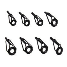 16Pcs Fishings Rod Tip Guide Repair Part-iron porcelain ring