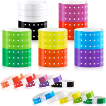 300 St Neon Plast Armband Vinyl Armband Färgglada Armband Plast Armband Party Armband, Multicolor