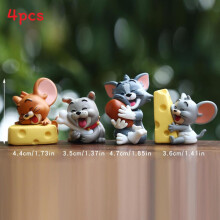 Figuras de simulación en miniatura de Tom y Jerry para desarrollo visual y emocional