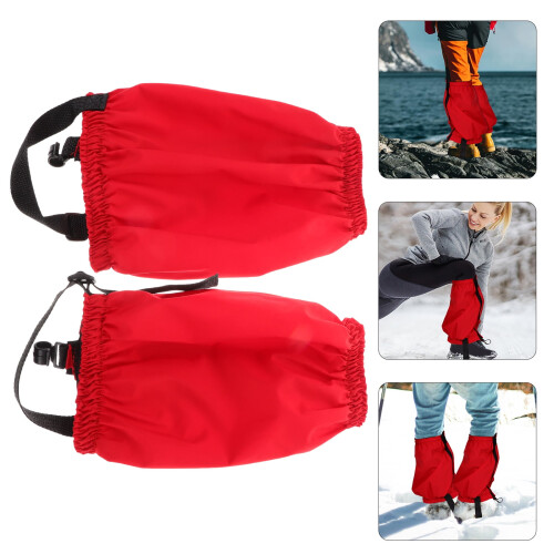 Waterproof Hiking Gaiters with Adjustable Rubber Strap 1