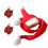 Mini Christmas Doll Clothes Set for 1:12 Scale 2