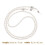 Eyeglass Strap Adjustable Anti-Slip White 2 Pcs 2