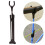 Recurve Bow Stand Folding Lightweight Black 7