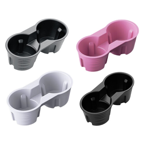 Center Console Silicone Cup Holder Insert Protective-White 1