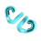 2pcs Fitness Hook Handle Grip Pulls  Resistance Band Handle Cable Machine Attachments for Strength Training Pulls 10