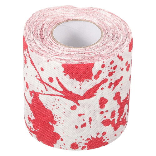Red Toilet Rolls Set for Bathroom Decor