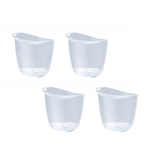 4er-Set Stillbecher für Neugeborene, kleiner Messbecher mit