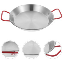 Stainless Steel Paella Pan 28cm