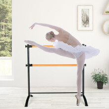 Tragbare Doppelballettstange, 1,20 m, höhenverstellbar