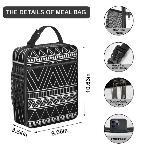Isolierte Tragetasche mit Boho-Print (1 Stück) 1