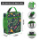 Borsa termica per il pranzo con design floreale, a prova di perdite, morbida e resistente. 2