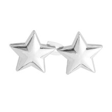 Stern-Hosennadel, Jean-Knopfnadeln, verstellbare-Silber