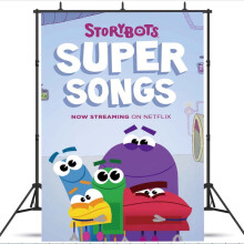 Storybots Festutstyr Bakgrunnsbanner 1 stk
