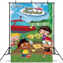Little Einsteins veggteppe bakgrunnsbanner til bursdag