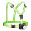 Luz LED para correr con chaleco reflectante ajustable en el pecho. 2