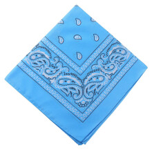 Lenço bandana Paisley unissex de poliéster, 53 cm (21 polegadas)