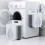 Wall-Mounted Laundry Hamper Plastic Folding 1 Unit 1