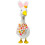 Easter Goose Decor with Bunny Ears Headband 23 Inch 4