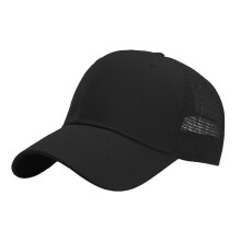 Gorra de camionero para hombre, extragrande, estructurada, de malla, color negro.