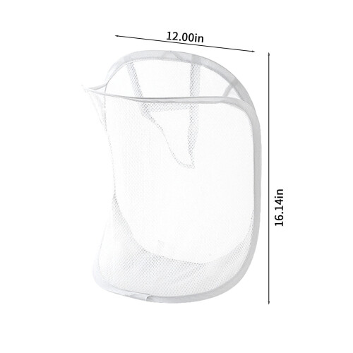 Petit panier à linge mural pliable en filet 2