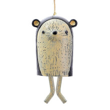 Carillon éolien animalier, décoration extérieure en résine, 1 pièce