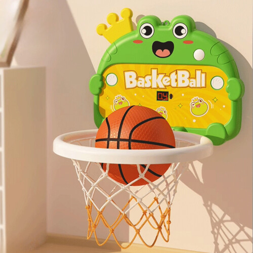 Canestro da basket da interno per bambini, in ABS, 26 x 21 cm. 1