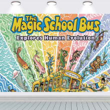 Bakgrunnsbanner for magisk skolebussfest, 1 stk.