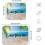 Ocean Beach Palm Tree Tørkematte 18 x 24 tommer absorberende 2