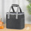 Borsa multiuso con base verticale e divisori rimovibili 5