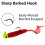 Soft Plastic Fishing Lures Set with Barbed Hooks 12pcs 4