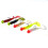 Soft Plastic Fishing Lures Set with Barbed Hooks 12pcs 5