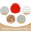 Mop Replace  for  Spin Mop Heads Replacements for  Easywring Red Microfiber Chenille Mop Pad 3PCS 6