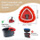 Mop Replace  for  Spin Mop Heads Replacements for  Easywring Red Microfiber Chenille Mop Pad 6PCS 3