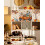 Thanksgiving Valance Curtains Maple Leaf Orange Ombre 60x18 3