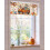 Thanksgiving Valance Curtains Maple Leaf Orange Ombre 60x18 4