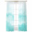 Aqua Mountain Gradient Sheer Curtains 52x108 in 2 Panels 1